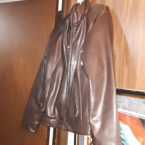 Men's- Cole Haan signature leather  jacket